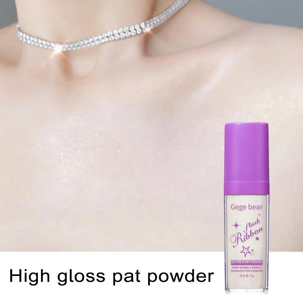 Natural Makeup Powder Stunning Glow Natural 3d Powder for Face Body Makeup Glitter Contour Shading Safe Long-lasting 240620