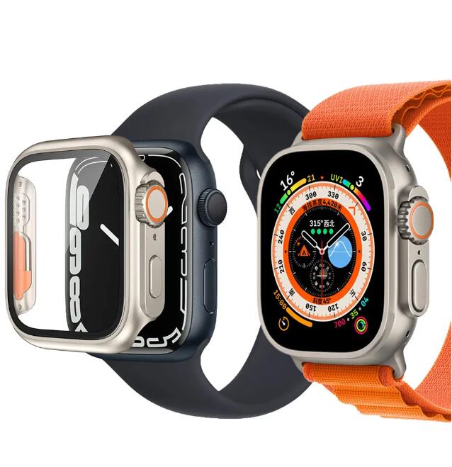 Smartwatch For Apple watch Ultra 2 Series 9 49mm Smart Watch marine strap smartwatch sport watch wireless charging strap box Protective