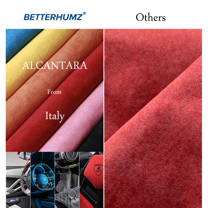 For BMW F20 F21 F22 F30 F31 F32 F34 F36 F48 X1 Steering Wheel Airbag Cover Made of Alcantara Sticker Car Interior Accessories