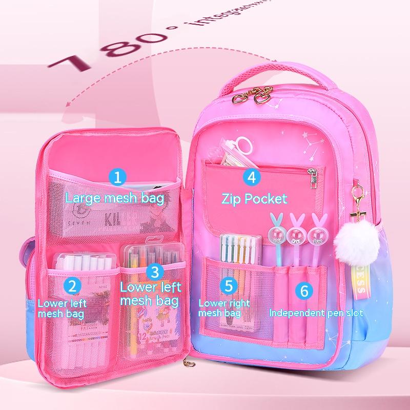 Large Capacity Orthopedics Backpack for Elementary School Students Backpacks Children School Bags for Girls mochila infantil