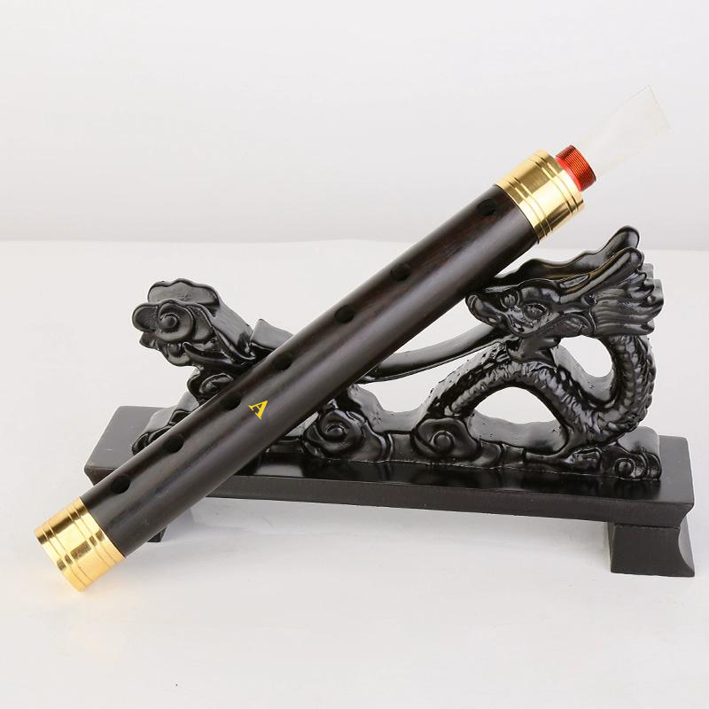 Guanzi-Chinese Woodwind National Musical new Instrument Ebony Pipe Flute AFGbB Key Easy 2025 To Learn With Accessories