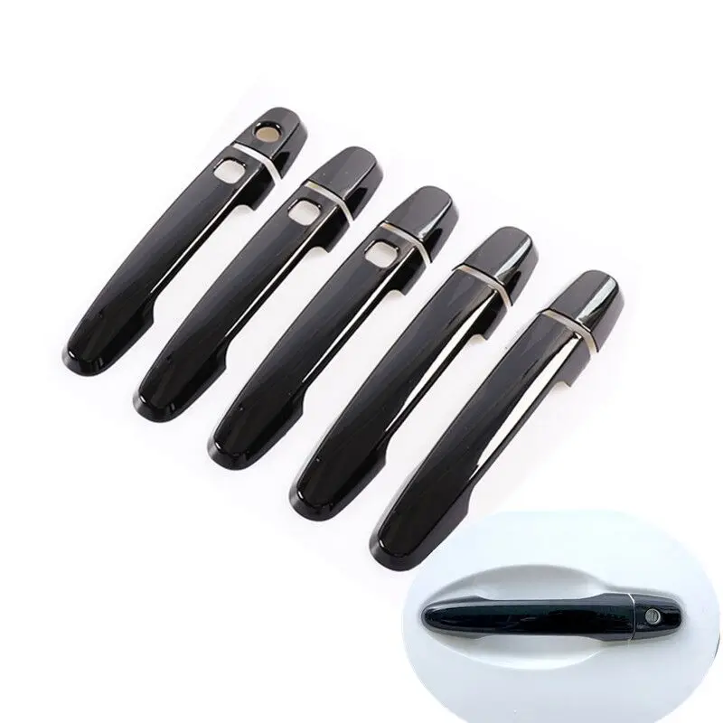 For Toyota RAV4 RAV 4 2025 2006 2007 2008 2009 2010 2011 new 2012 2013 Gloss Black Chrome Car Door Handle Covers Styling Accessories