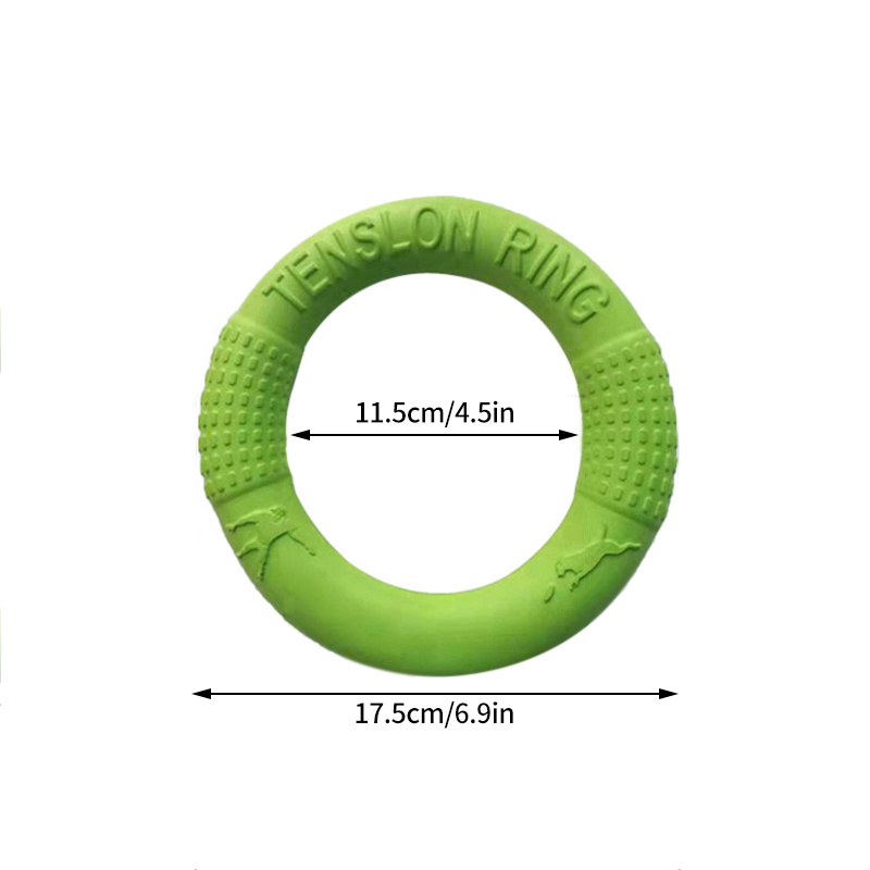 EVA Dog Toys Pet Interactive Pull Ring for Large Golden Retriever Labrador Pet Outdoor Interactive Training Toy Pet Supplies