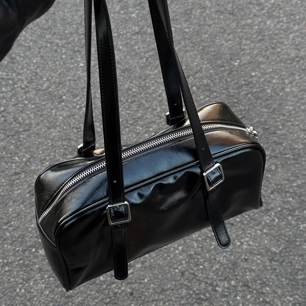 Women's 2023 Brand Designer Zipper Small Handbags Lady Fashion Sling Shoulder Bag PU Leather Casual Hobo Tote Bags
