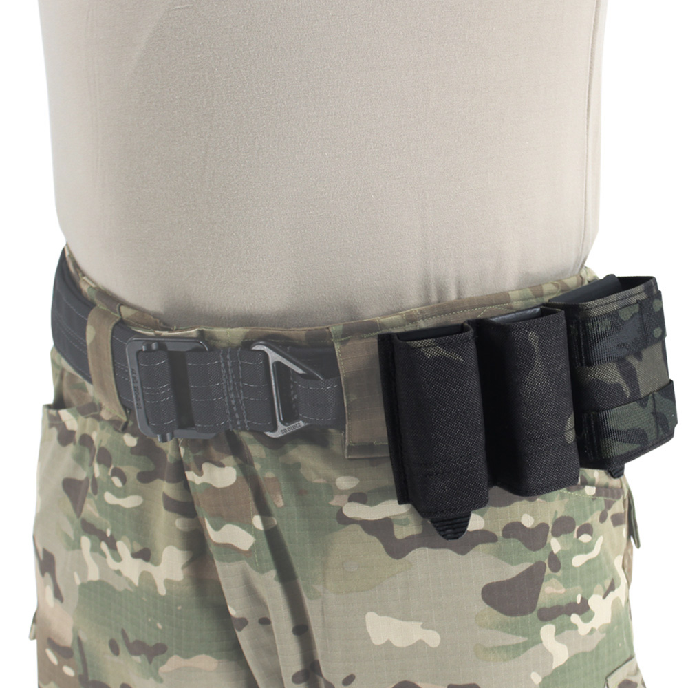 New Tactical Airsoft 9mm 5.56 Magazine Pouch KYWI Style Molle 9mm Double Magazine Pouch Hunting Paintball Holster