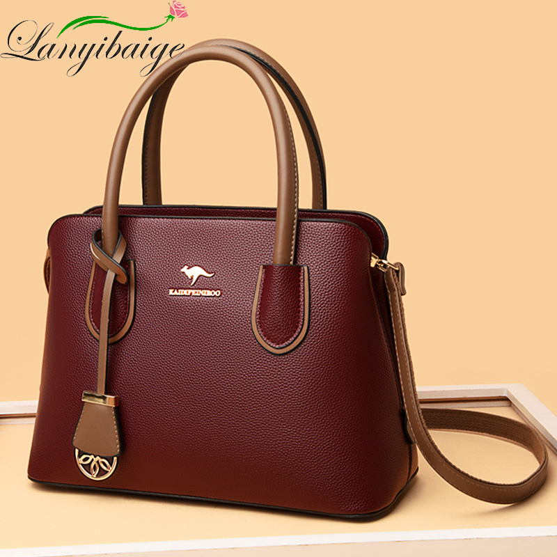 2023 New Retro Leather Bag Ladies Purses and Handbags Luxury Handbags Women Bag Designer Brand Shoulder Crossbody Bags For Women