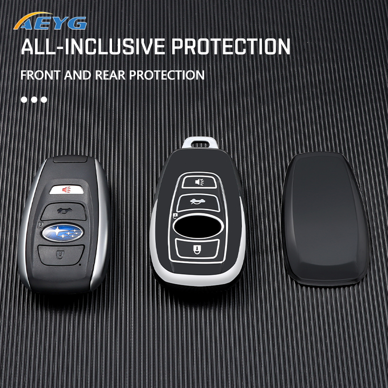 TPU Car Smart Key Case Cover Shell For Subaru BRZ Forester Legacy Outback STI Impreza XV Crosstrek Protector Fob Accessories