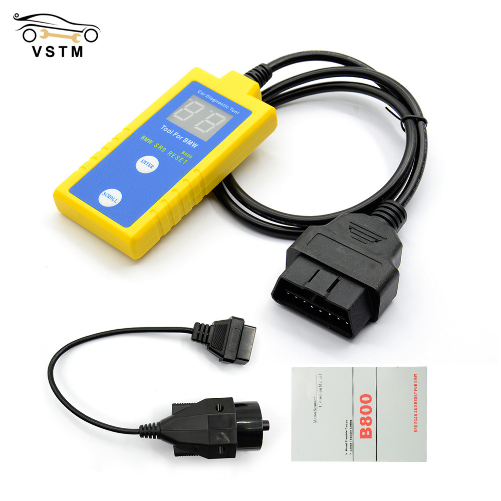 B800 Scan Reset Tool SRS new Scanner And Resetter Tool for Fit E36 E46 E34 E38 E39 Z3 Z4 2025 X5 B800 Scan 20PIN