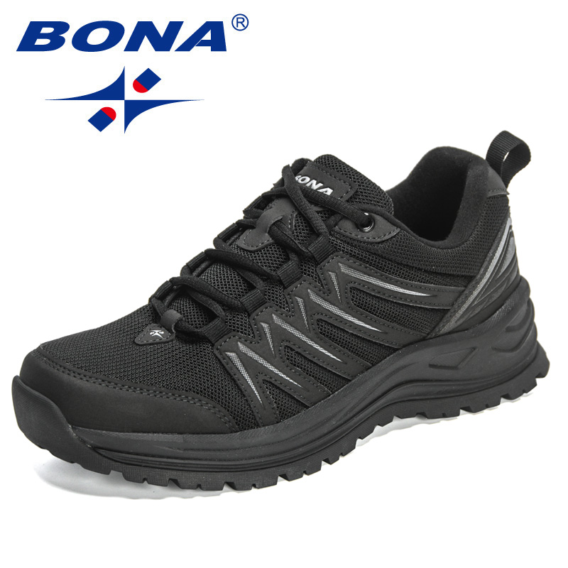 2022 BONA New Designers Hiking Outdoor Mountain Boots Men Climbing Shoes Walking Footwear Man New atos De Hombre Comfort f283