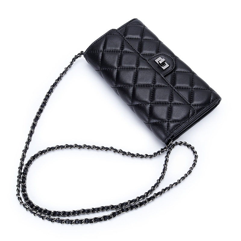 2024 Sexy Soft Lady Small Handbags Woman Shoulder Tote Bags New Leisure Chain Messenger Handbags Woman Genuine Leather Bags