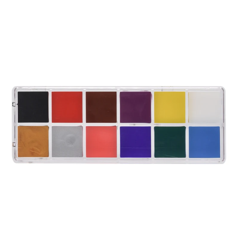 Body Face Painted 12 Color 2025 Make Up Flash Tattoo Brush new Festival Painting Play Clown Halloween Makeup Face Paint Kids Toys Tool