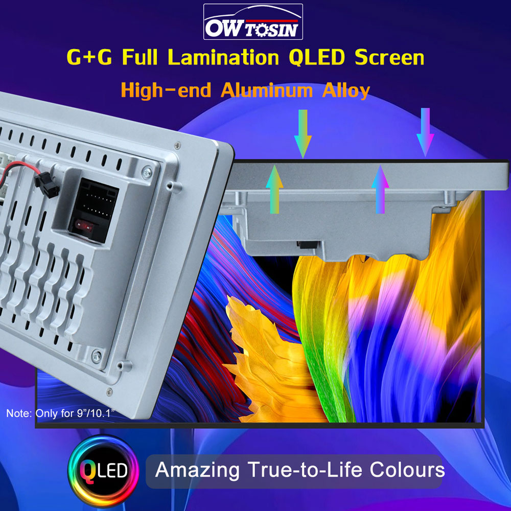 Owtosin Android 12 8Core 8G+256G QLED 2K Car Radio For Skoda Fabia Combi Superb Yeti Octavia Roomster 2006-2015 WiFi GPS CarPlay