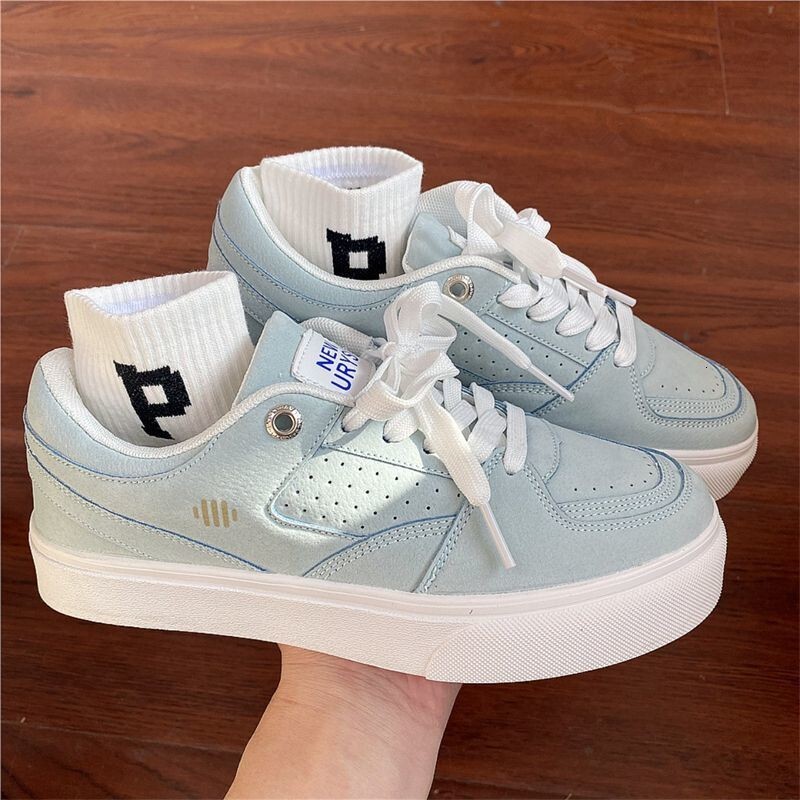 Ddmysports New Small Crowd China Chic Ins Ice Blue Skateboard Women S Chic American Casual Shoes Spring OUTDOOR