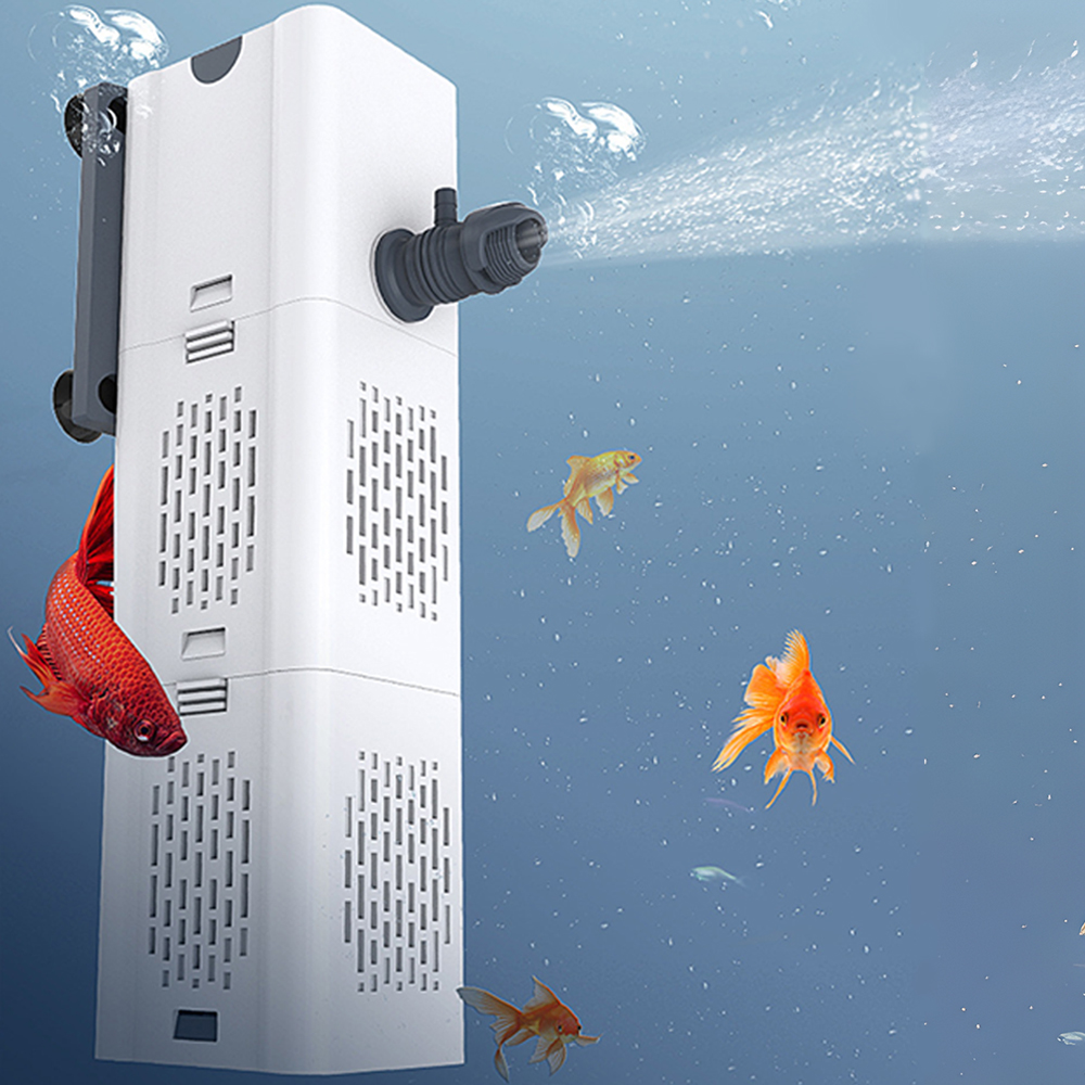 Internal 220V Wave Maker Air Oxygen Aerator Aquarium Filter Pump Water Pump Silent Fish Tank Submersible Air Pump