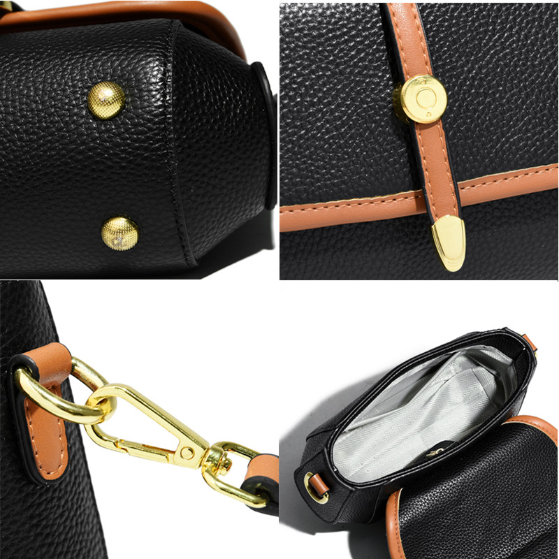 High Quality Genuine Leather Shoulder Crossbody Bag For Women 2022 New Luxury Solid Color Cow Leather Women's Bag Ladies Handbag