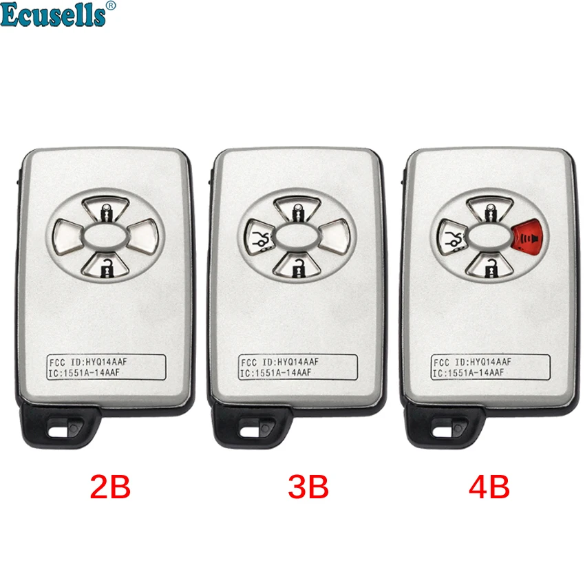 2/3/4 Buttons Smart Remote Key new 2025 Shell Case Fob for Toyota Avalon
