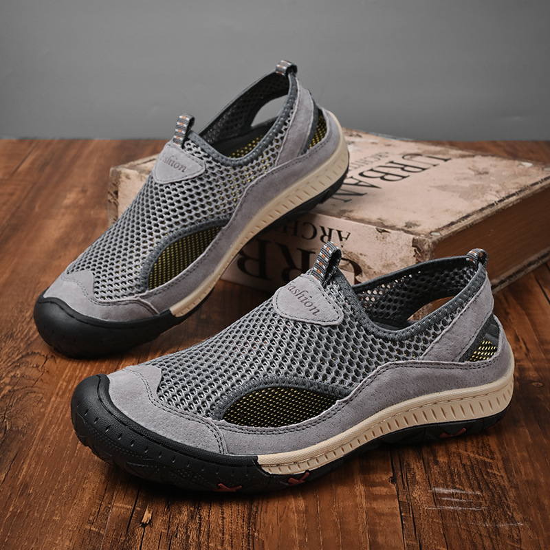 Ddmysports Large Summer New Mesh Leisure Outdoor Casual Men S Mountaineering Shoes OUTDOOR