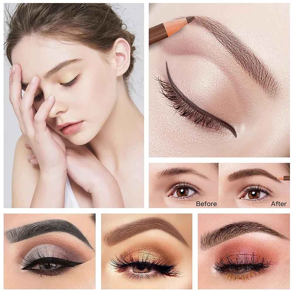5pcs Professional Microblading Pencil anent Eyebrow Pencil Tattoo Waterproof Art Tint Makeup Eye Brow Pen Enhancers Cosmetic 240621