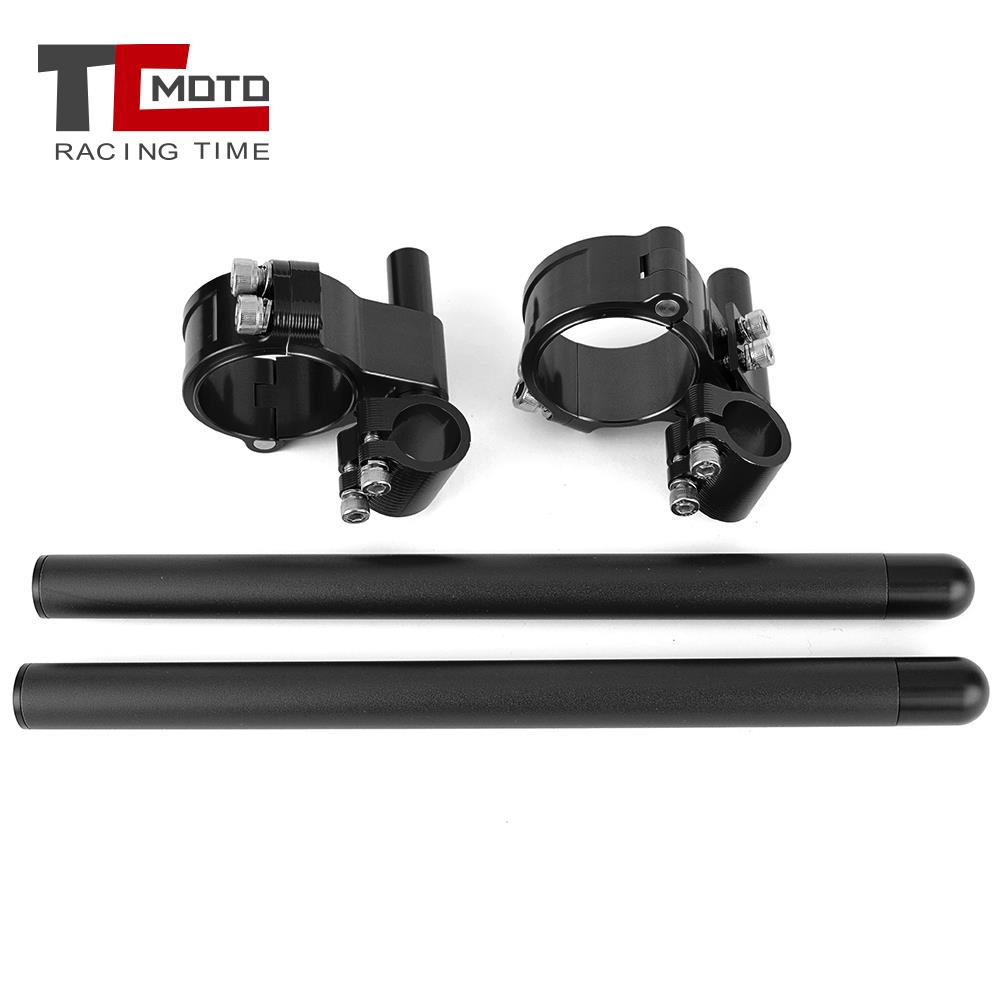 Motorcycle Handlebar Racing Adjustable CNC 37mm new 45mm 51mm 52mm 58mm Clip On Ons 2025 Fork Handlebars Handle Bar Cafe Racer