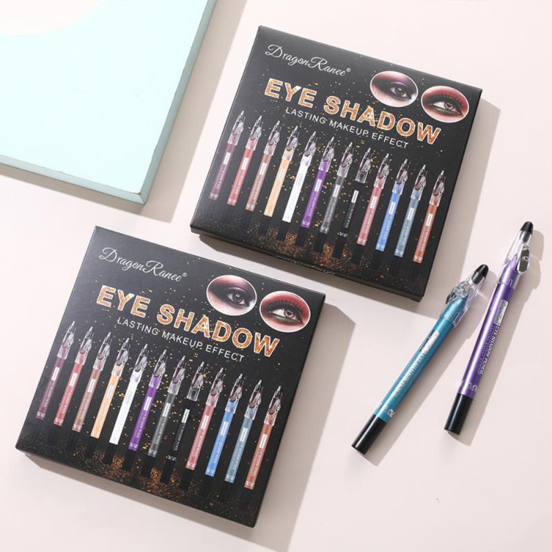 1PCS New Eye Shadow Eyes Makeup Tools Long Lasting Glitter Pearl Eyeshadow Pencil Eye Shadow Pen Eyeliner Silkworm Stick