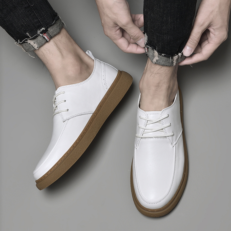 Mens Handmade Genuine Leather Casual Shoes Hot Sale Men Loafers Comfy Moccasins All-match Driving Shoe 9a74