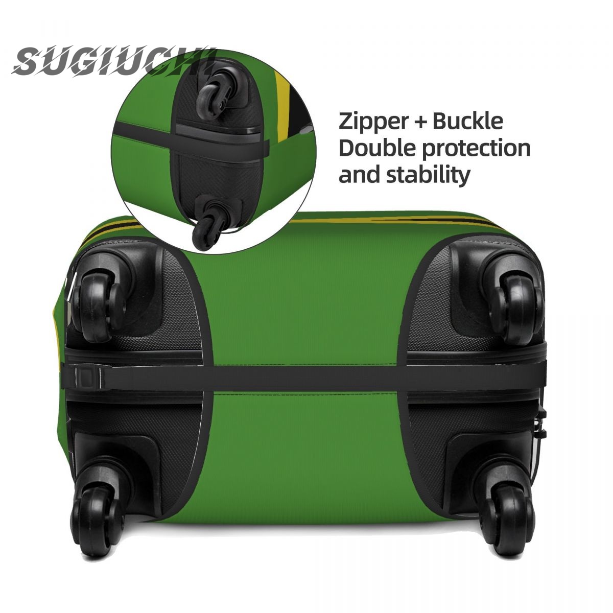 Jamaica Country Flag Luggage Cover Suitcase Travel Accessories Printed Elastic Dust Cover Bag Trolley Case Protective