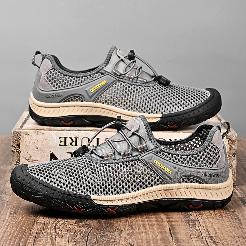 Ddmysports Large Summer New Mesh Leisure Outdoor Casual Men S Mountaineering Shoes OUTDOOR