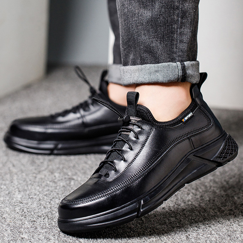 Men's Genuine Safety Insulated Electrical Cow Leather Work Boots Men Puncture-Proof Industrial Shoes 22ef