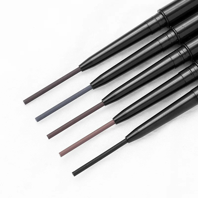 Waterproof Natural Long Lasting Paint Tattoo Eyebrow Black Brown Eyebrow Pencil With Brush Makeup 240625