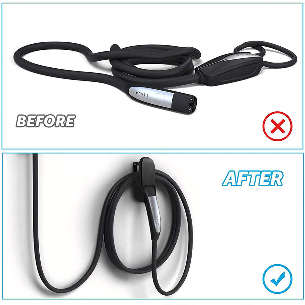 Car Charging Cable Organizer For Tesla Model 3 S new 2025 X Y Accessories Wall Mount Connector Bracket Charger Holder