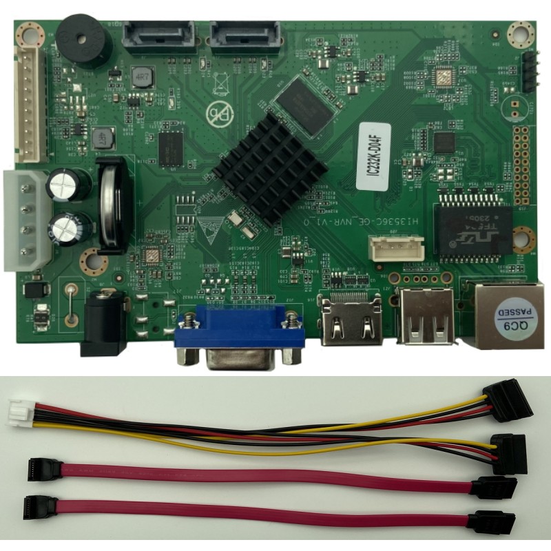 10/16/32CH*4K H.265 H.264 NVR IVR Network DVR Digital Video Recorder Board IP Camera Max 16T OVNIF SATA Line P2P SeeEasy