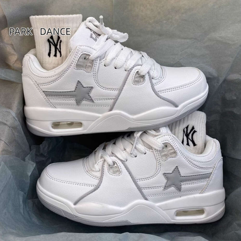 China-Chic ins style crowd color matching trend air cushion small white shoes women vibe high street lovers leisure jogging sneakers