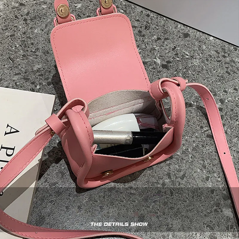 Mini Saddle Bag for Woman Crossbody Portable Lipstick Tote Bag Female Shoulder Bag Small Square Lady Handbag сумка женская