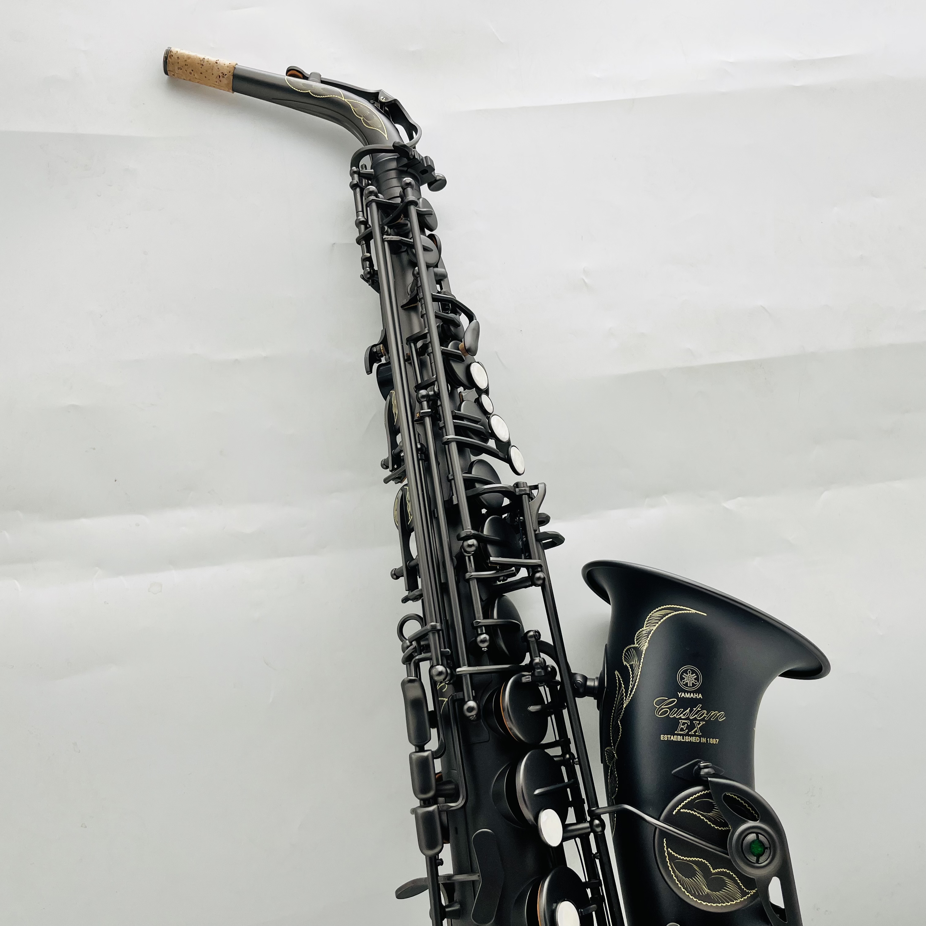High Quality YAS-875EX Alto Saxophone Eb Tune Black Nickel Plated Professional Instrument With Case Free Shipping
