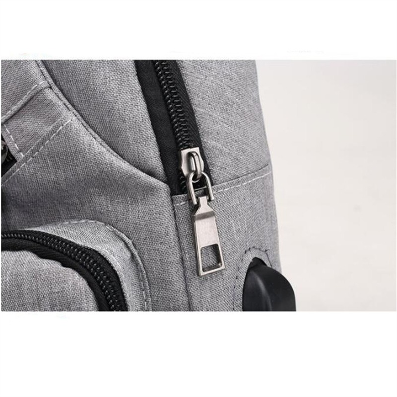 Anti Theft Chest Bag Shoulder Bags USB Charging Crossbody Bag School Short Trip Messengers Bags