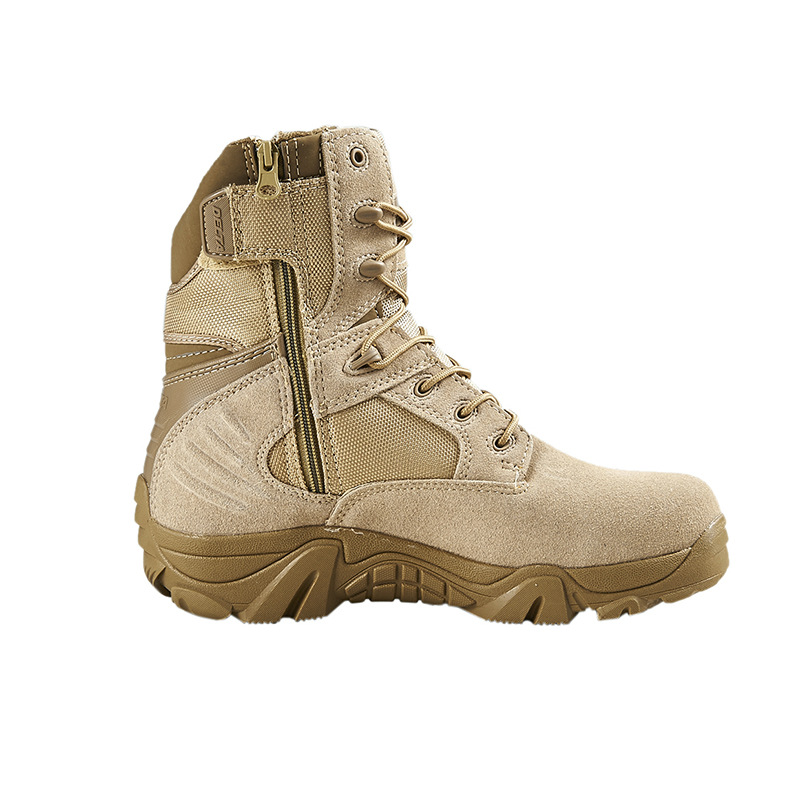 Mens Work Safty Shoes Men Desert Boots Waterproof Boot Lace Up Ankle Boots Big Size
