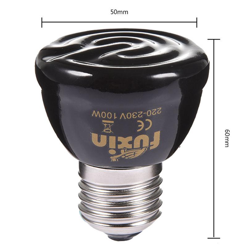 E27 Pet Heating Lamp Infrare Tortoise Spider Reptiles Box Heater Warmer Heat Bulb Brooder 25W 50W 75W 100W 220V tortuga 파충류