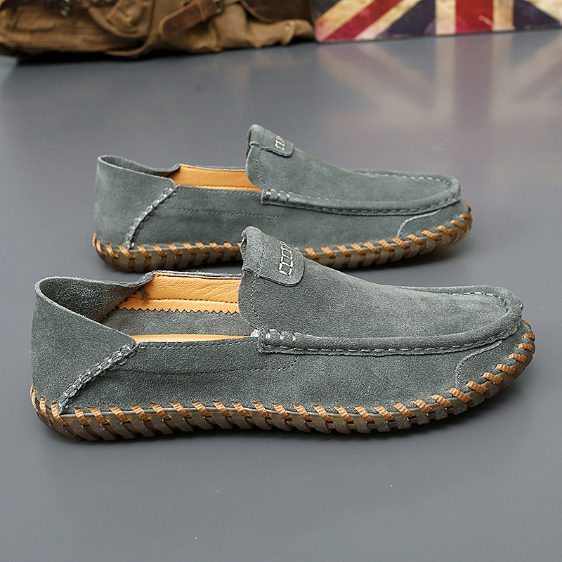 Suede Leather Men Loafers Super Soft Casual Shoes For Men Slip On Male Moccasins Plus Size 38-47 Tenis Masculinos
