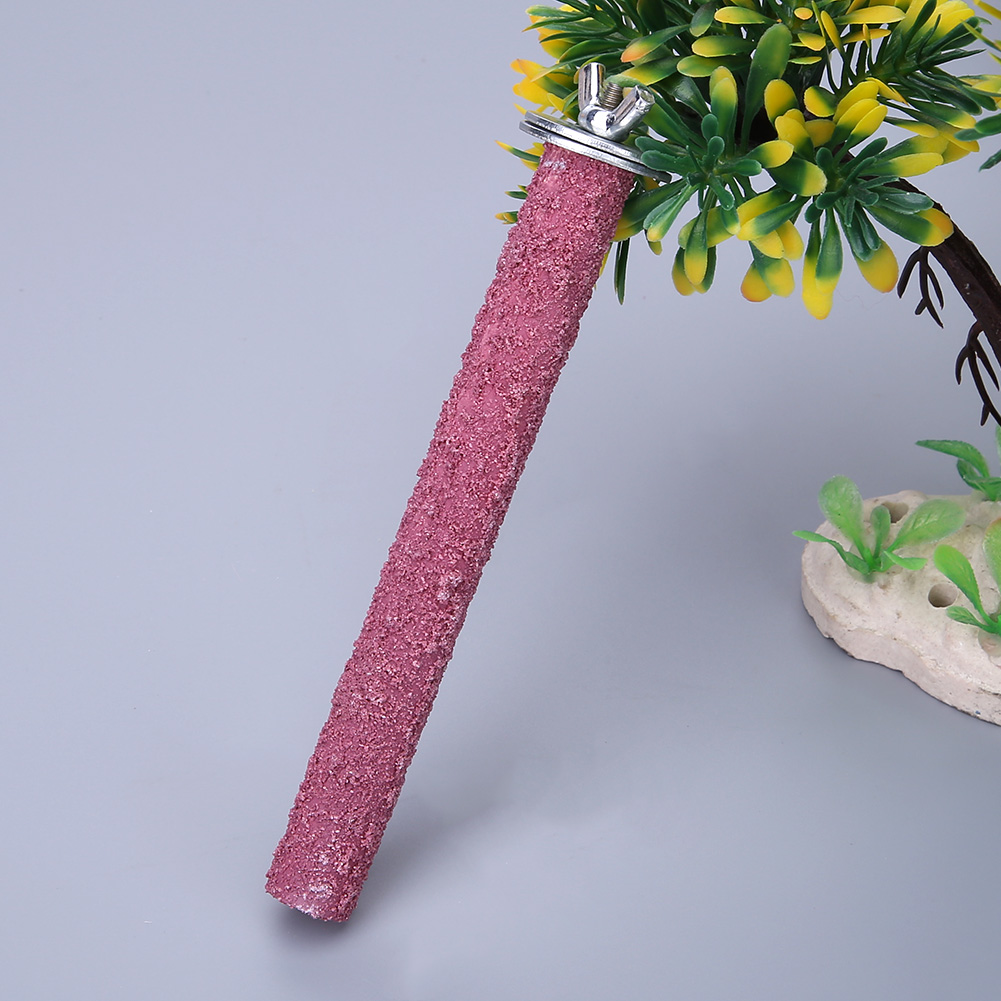 Colorful Beak Grinding Stick Non-toxic Parrot Paw Stick Eco-friendly Creative Reusable Durable Funny Portable Cage Decoration