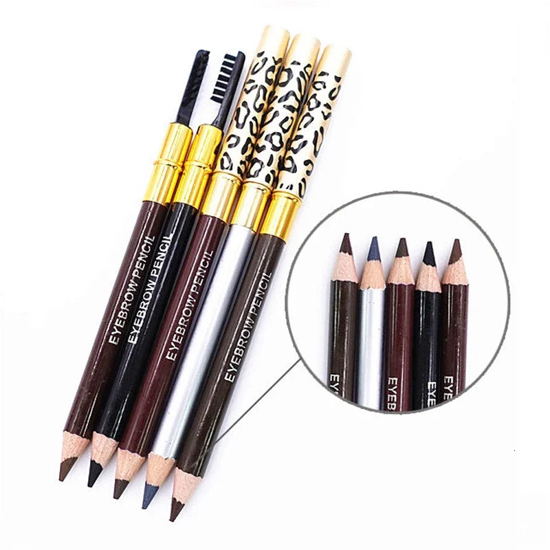 EyeBrow Pencil Cosmetics Makeup Tint Natural Long Lasting Paint Tattoo Eye brow Waterproof Black Brown Eye Shadows Beauty Tool 240621