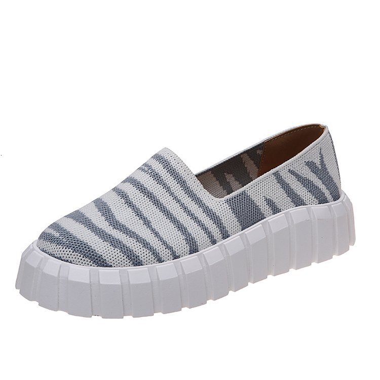 Large size casual women's singles shoes, spring 2022 leopard print round toe canvas flat sole shoes ddmythur