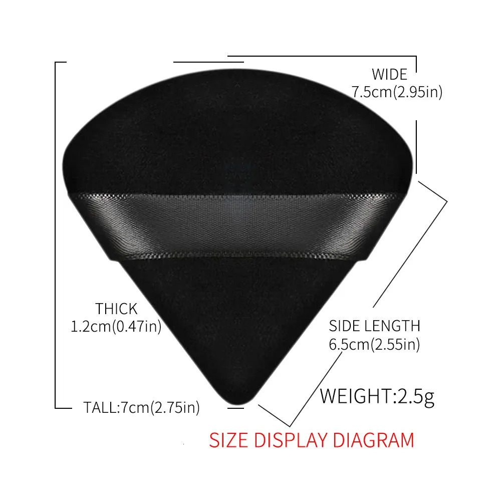 510153050Pcs Mini Portable Triangle Powder Puff Dry Soft Sponges Loose Powder Setting Makeup Air Puff Tools 240621