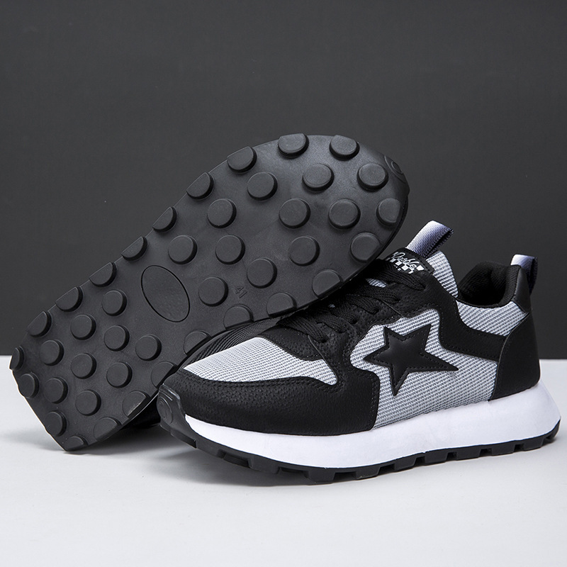 Men's and women's spring new couple single shoes casual sneakers running shoes breathable comfortable casual Gump shoes khaki