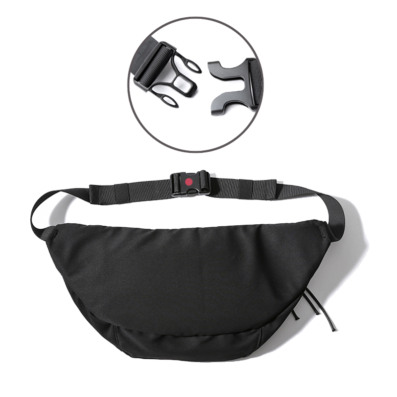 Crossbody Bag Oversized Fanny Pack Waterproof Oxford Chest Bag Cycling Large Gym Waist Bag Belt Bag for Men Women