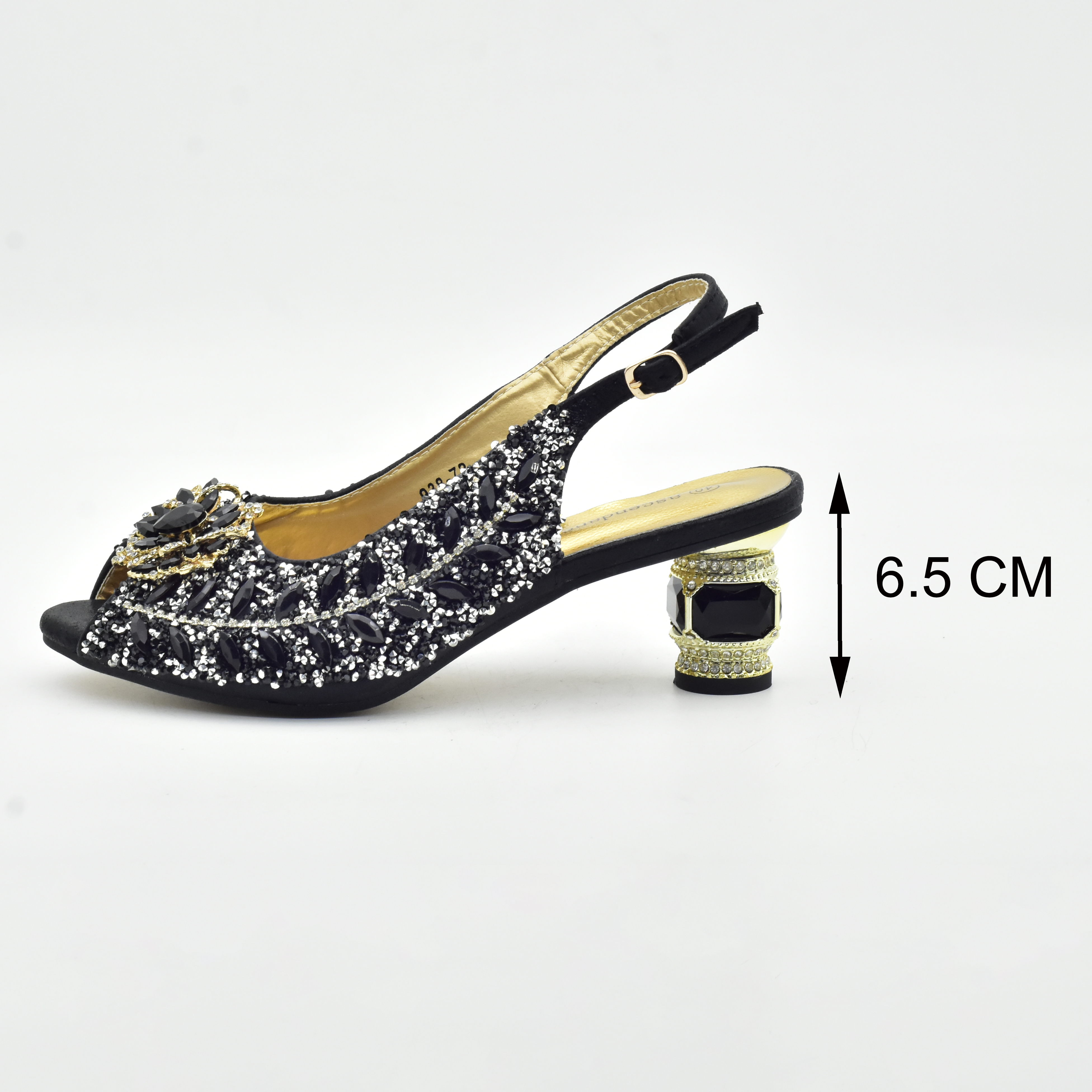 Doershow African Shoes And Bag Matching Set With GOLD Hot Selling Women Italian Shoes And Bag Set For Wedding HJB1-2