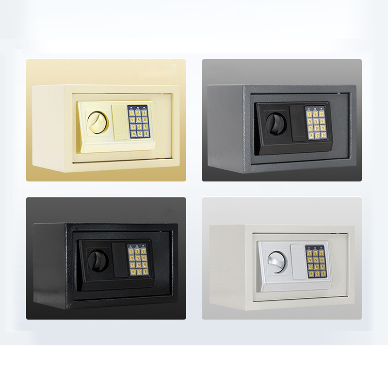 Safe Box Digital Electronic Security Keypad Small Safe Lock Box Keys Electronic Security Box for Home Office Travel Business