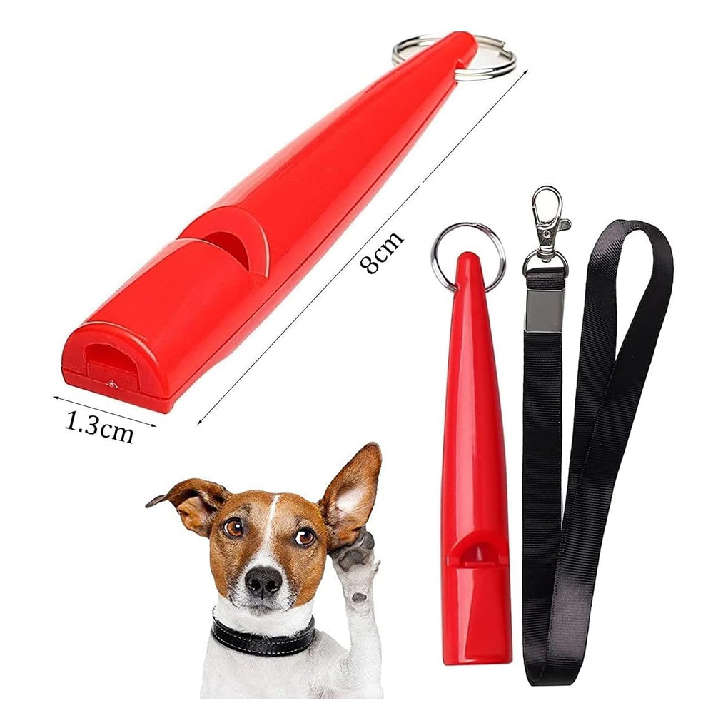 Dog Whistle with Lanyards, Ultrasonic Dog Whistles to Stop Barking, High Pitch Frequency Silent Whistles for Dog Training
