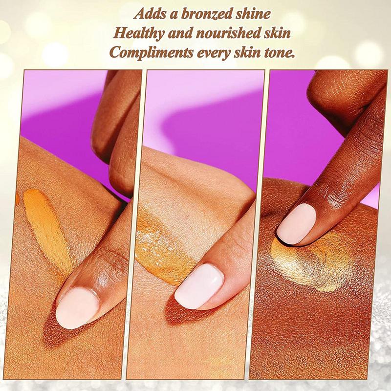 Fake Tan Peptide Serums Liquid Cosmetics Dark Self Tanning Serum Drops Face Body Bronzing Essence For Fine Lines Skin Care