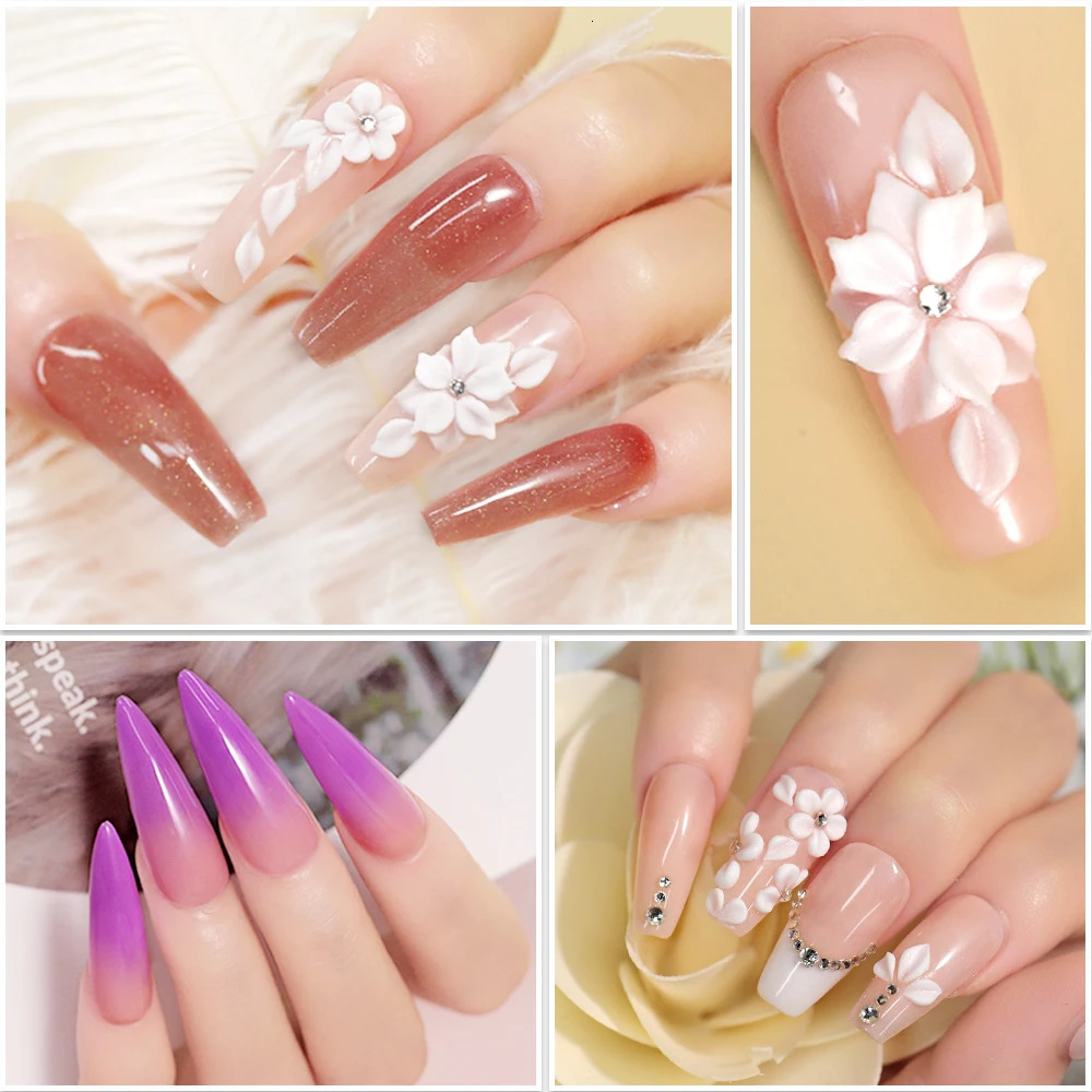 Acrylic nail art professional set glitter full set nail art nail art liquid decoration Crystal Brush beginner tips professional 240621