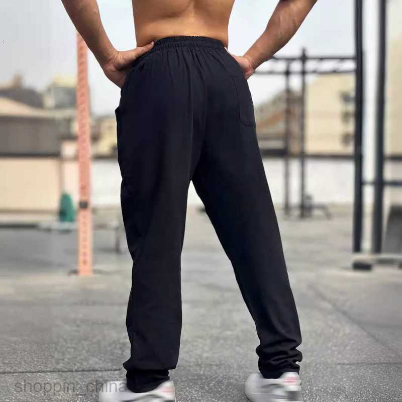 Men's Pants Leisure sports pants Men New High Sports and Fitness Street Trendy Brand Casual Cotton and Hemp Pants for Men